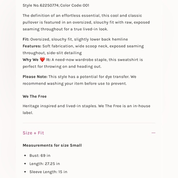 We The Free Camden Sweatshirt - Picture 5 of 14